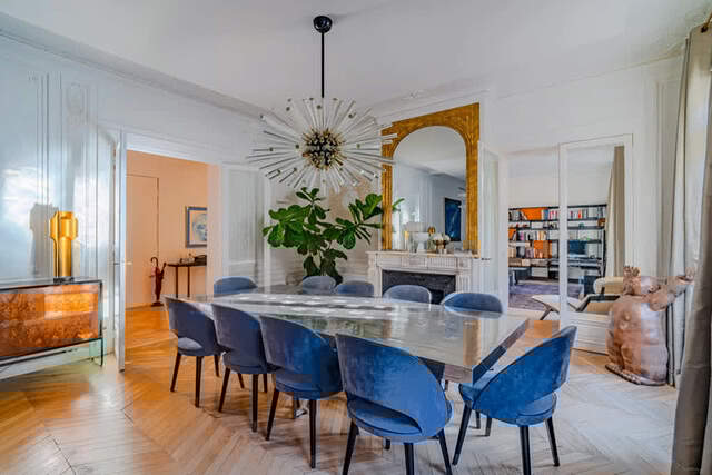 The dining room
