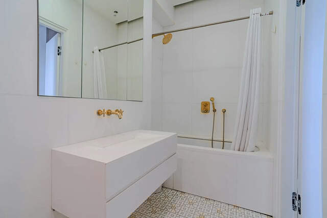 The bathroom