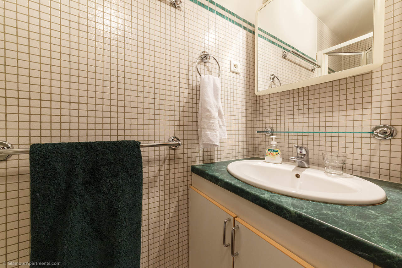 The bathroom