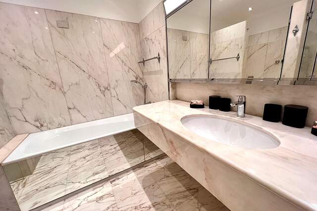 The bathroom