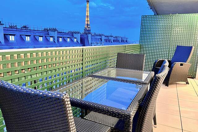 The terrace