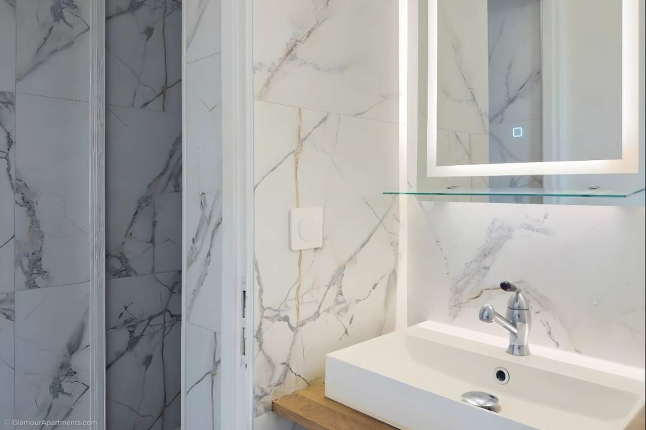 The bathroom