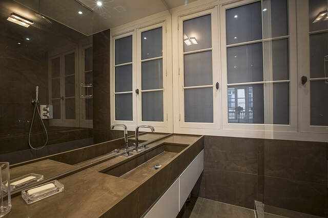 The bathroom