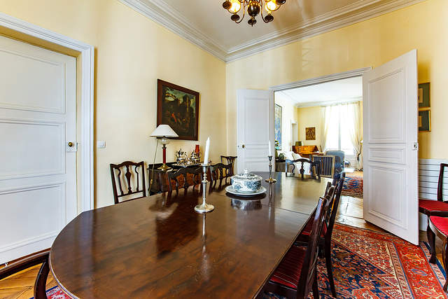 The dining room