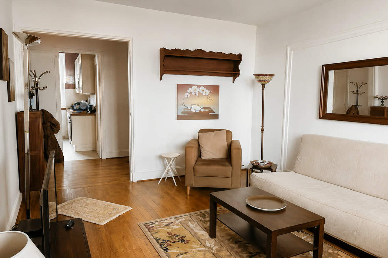 The living room