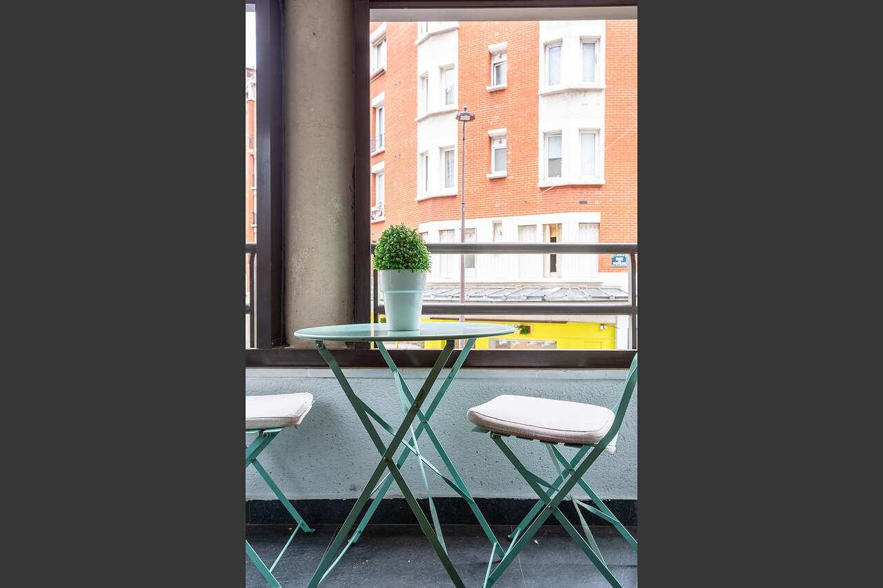 The terrace