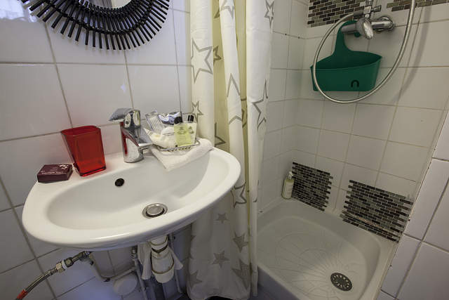 The bathroom