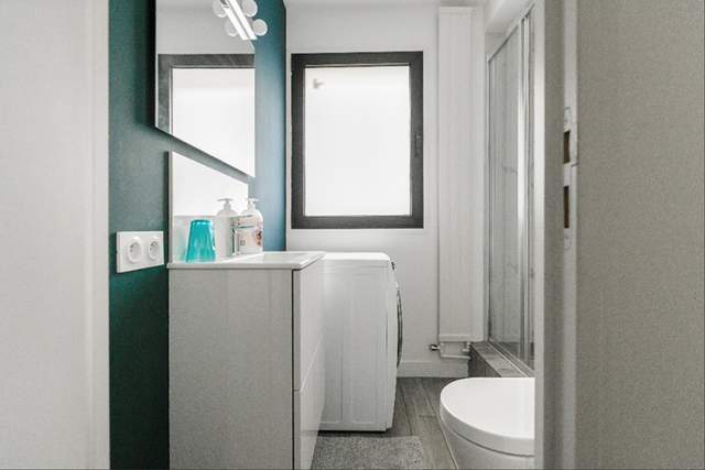 The bathroom