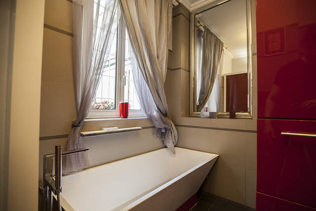 The bathroom