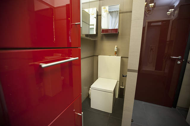 The bathroom