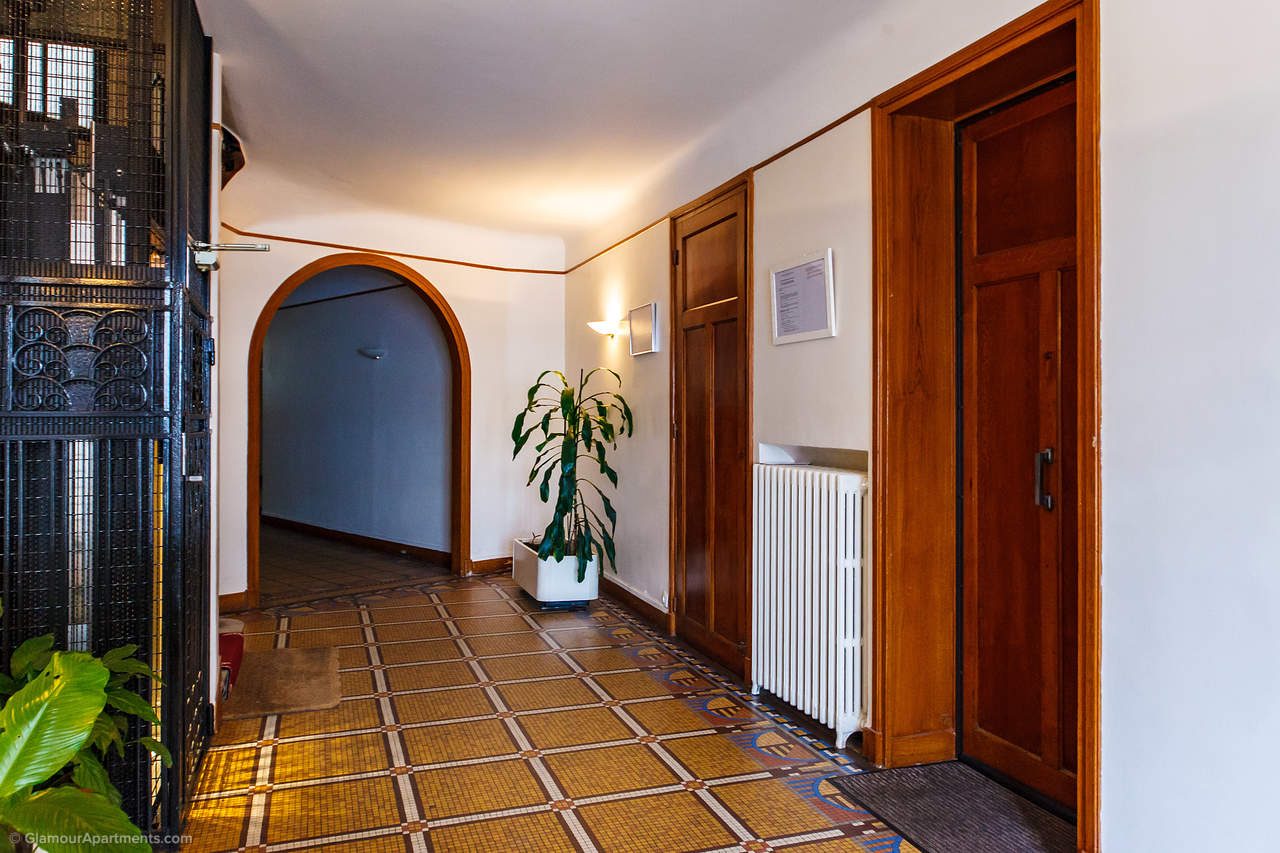 The entrance