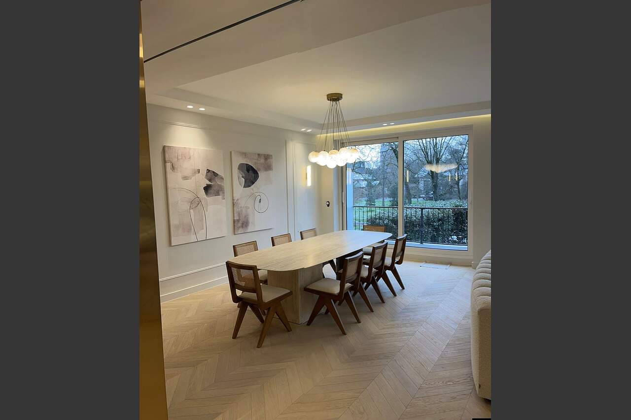 The dining room