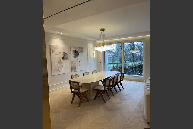 The dining room