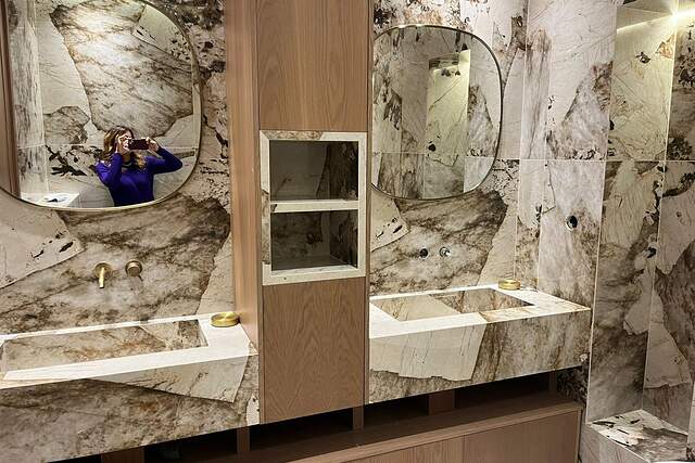 The bathroom