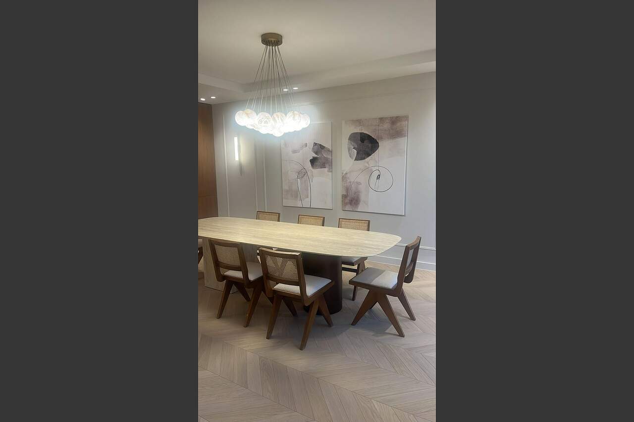 The dining room