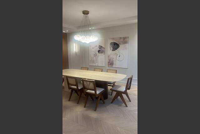 The dining room