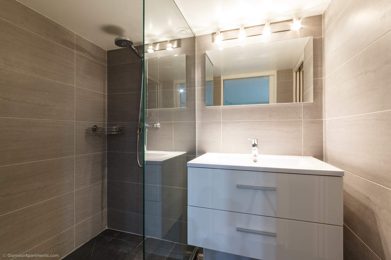 The bathroom