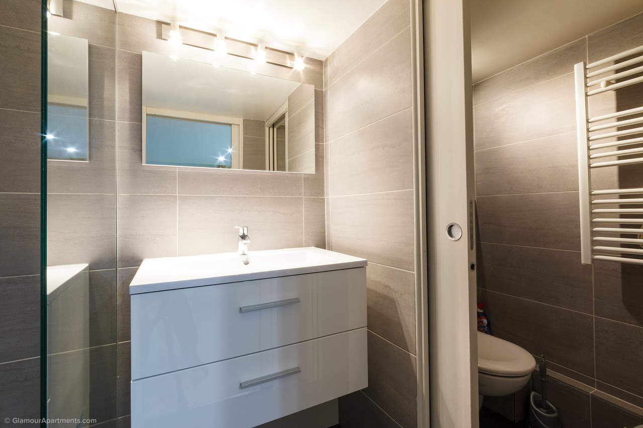 The bathroom