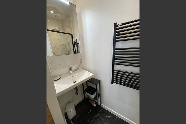 The bathroom