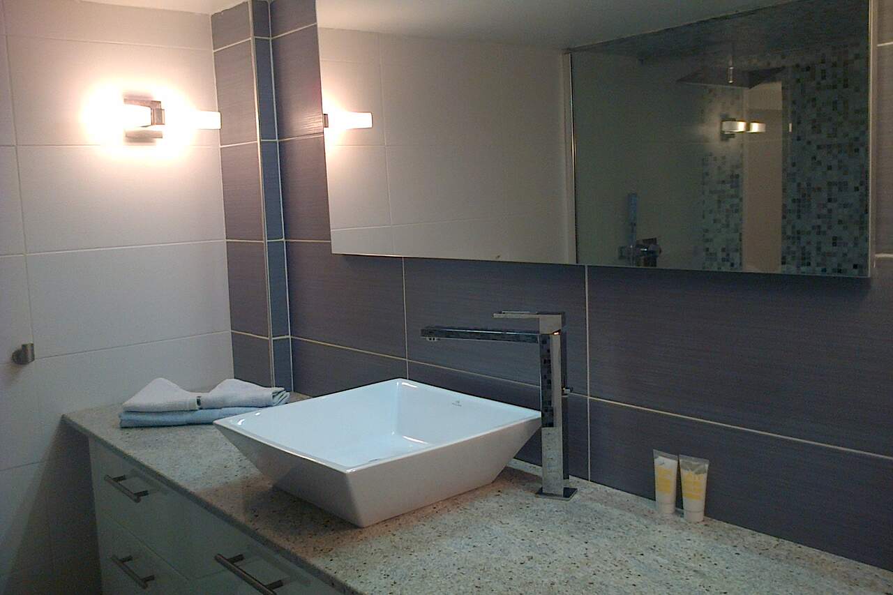 The bathroom