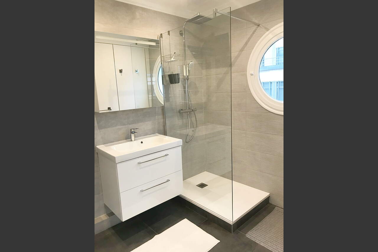 The bathroom