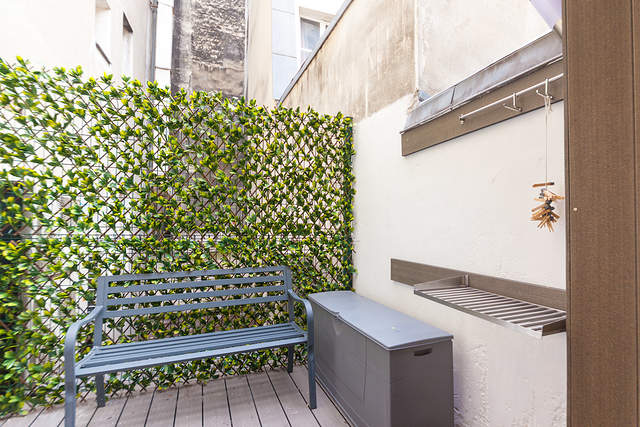 The terrace