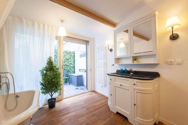 The bathroom