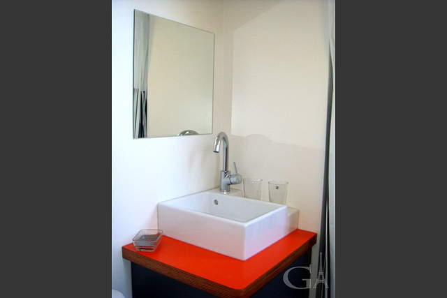 The bathroom