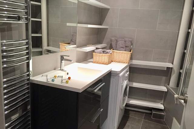The bathroom