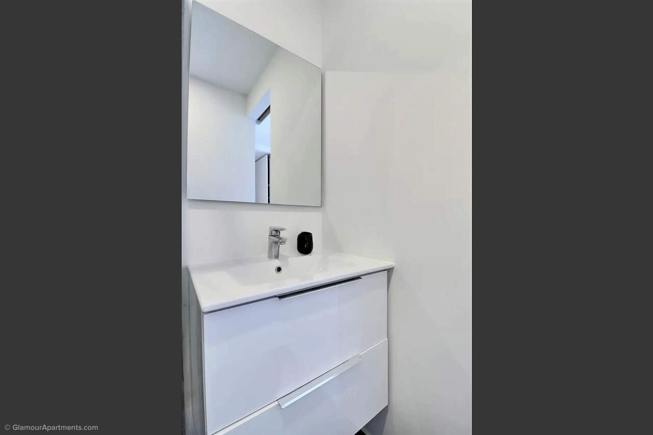 The bathroom