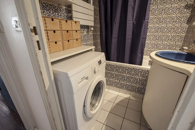 The bathroom