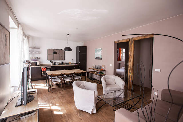 The living room