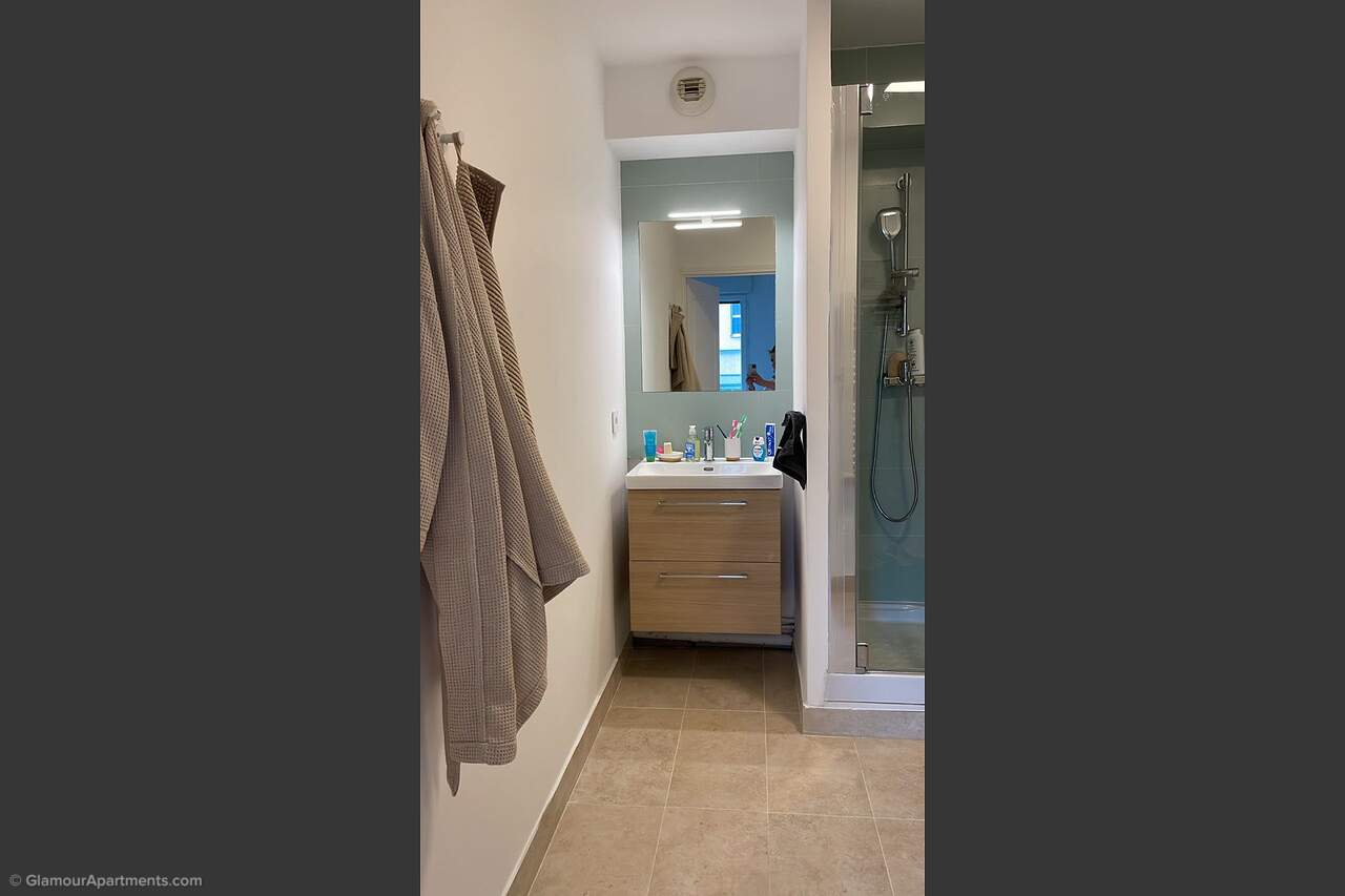 The bathroom