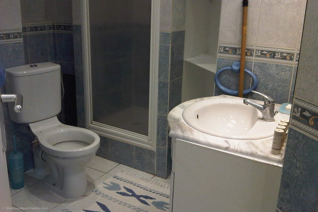 The bathroom
