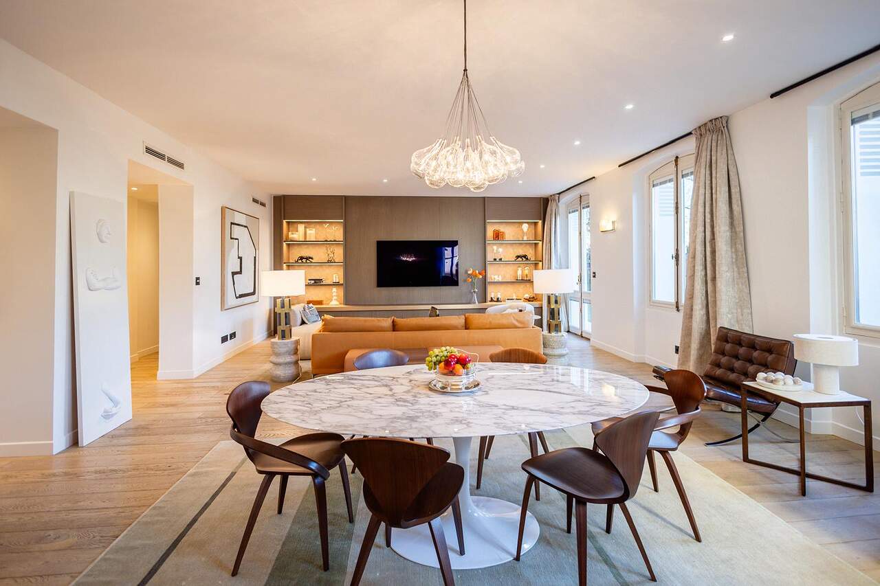 The dining room