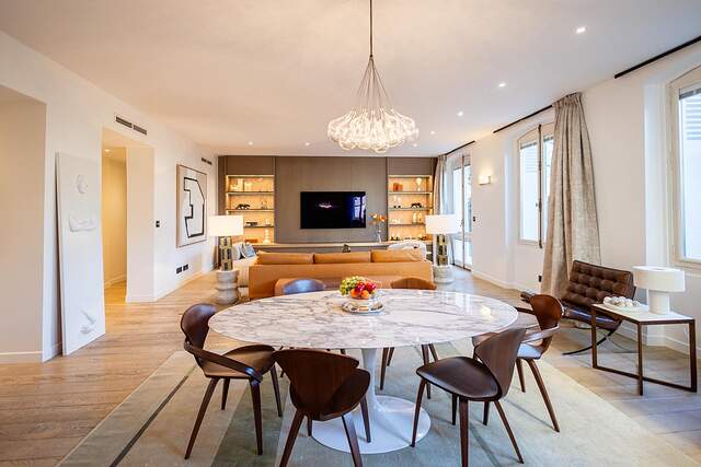 The dining room