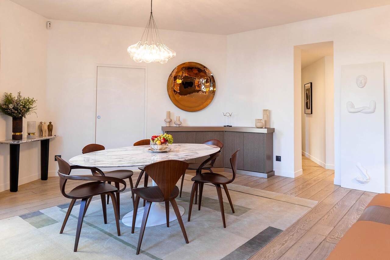 The dining room