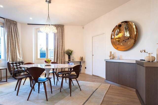 The dining room
