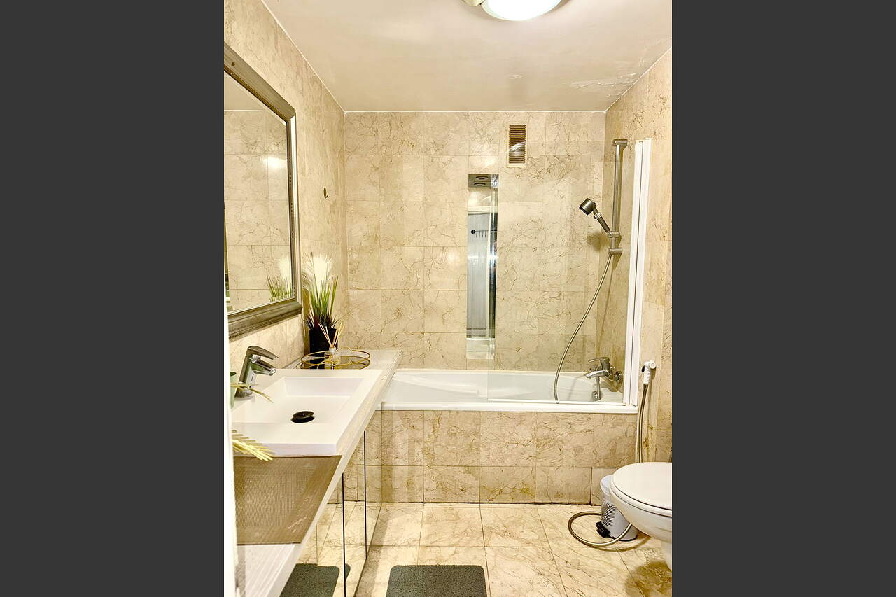 The bathroom
