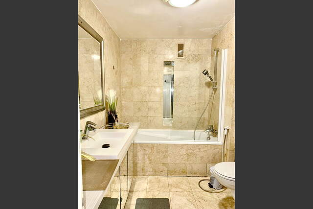 The bathroom