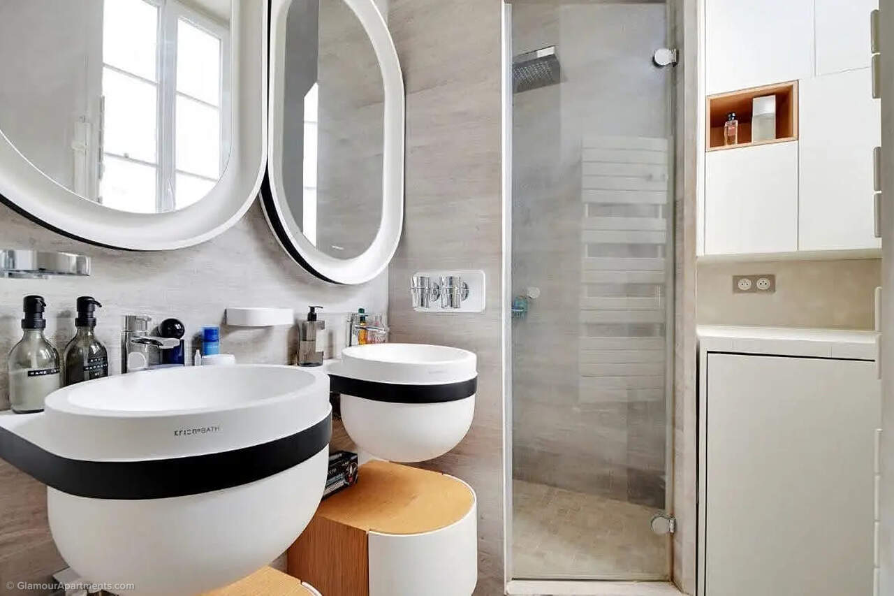 The bathroom