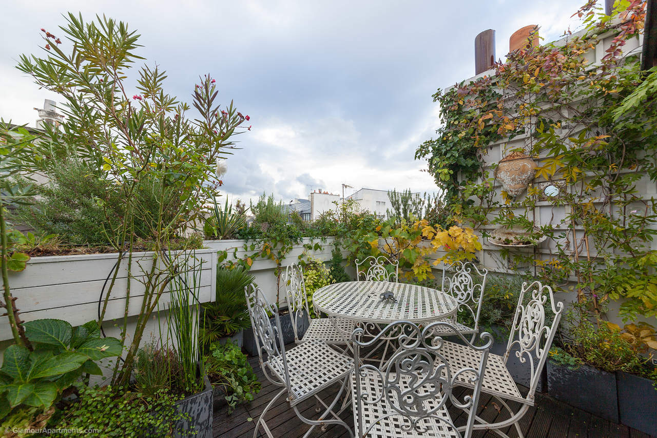 The terrace