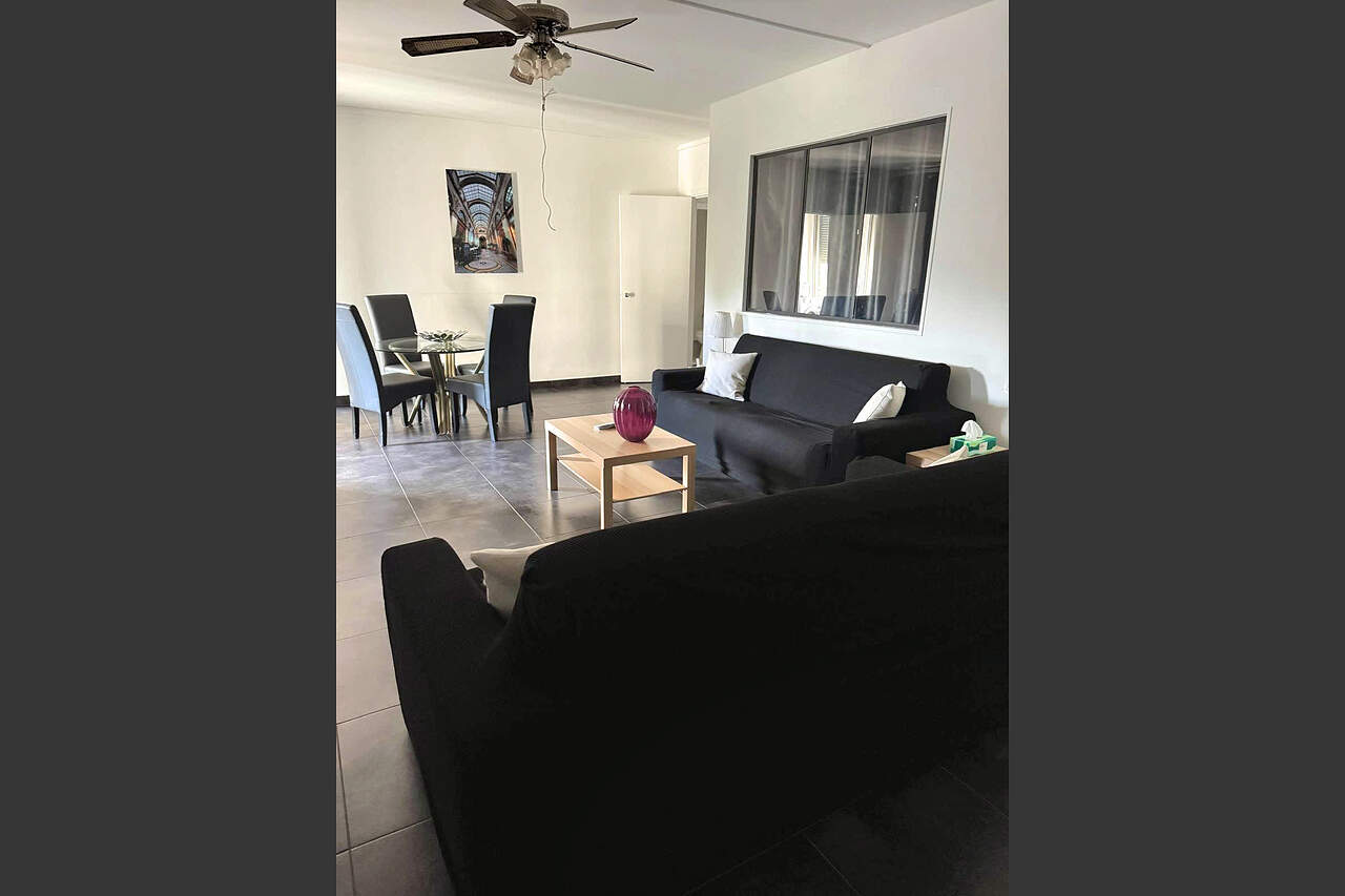The living room