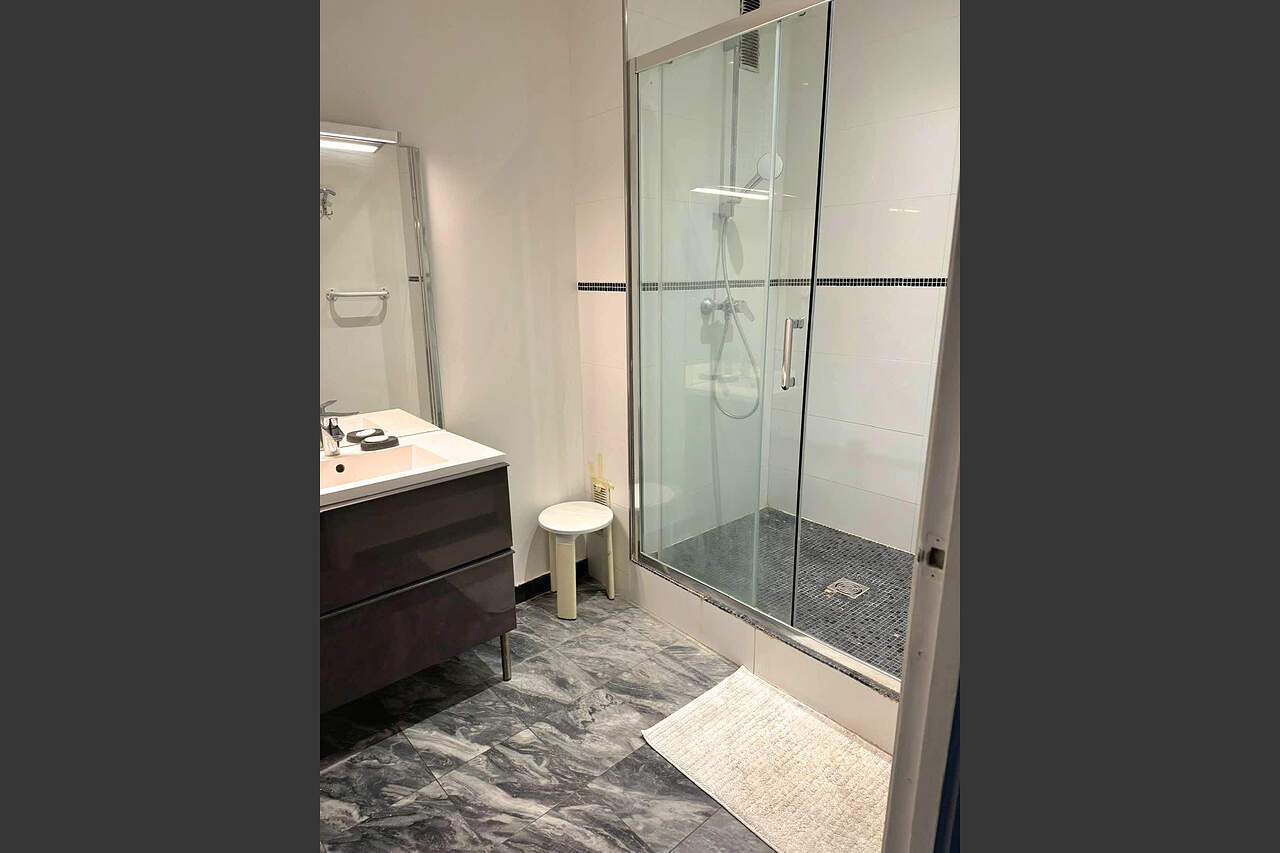 The bathroom