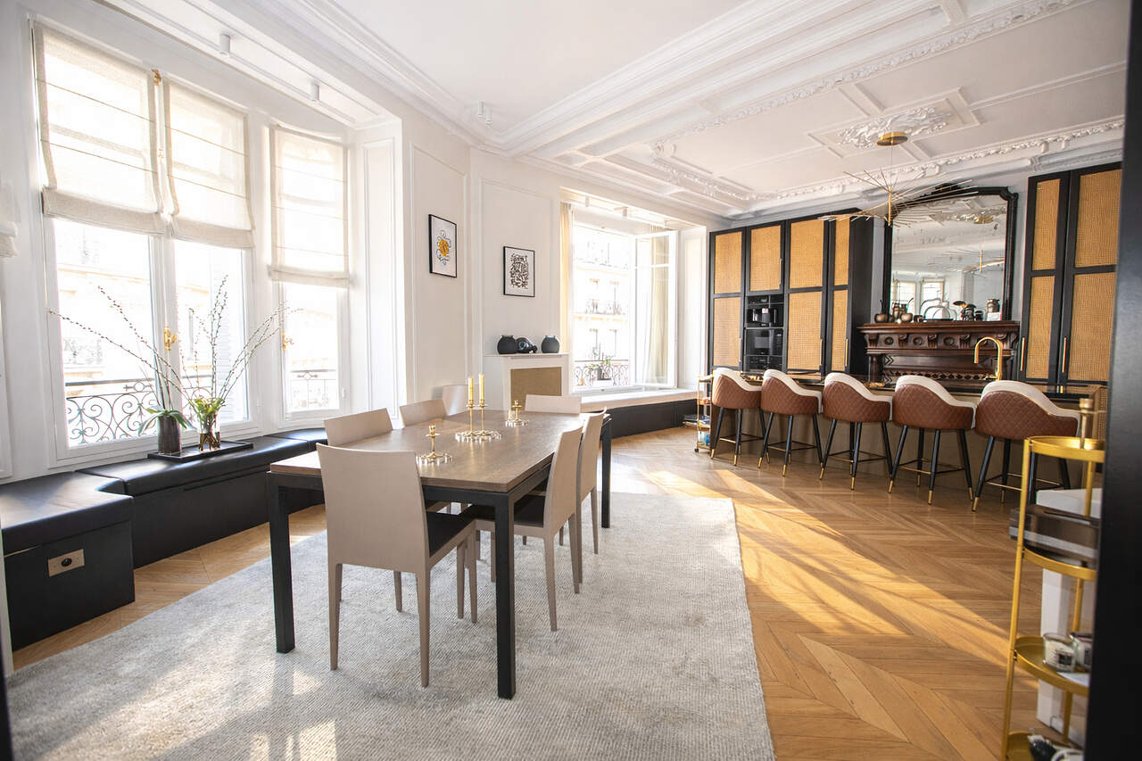 The dining room