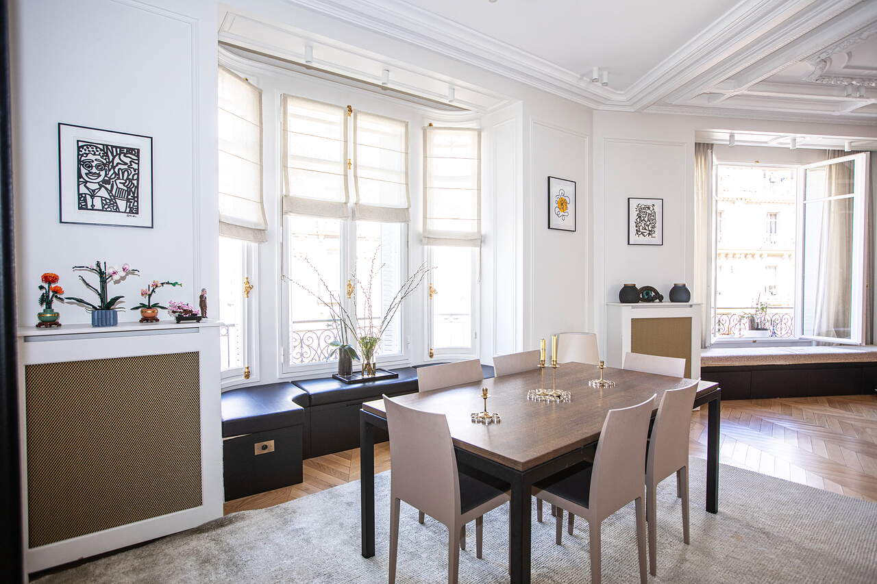 The dining room