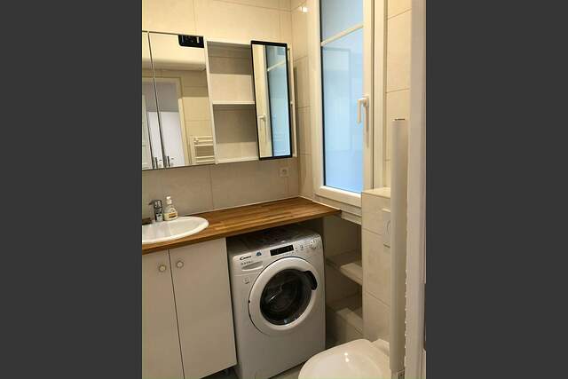 The bathroom