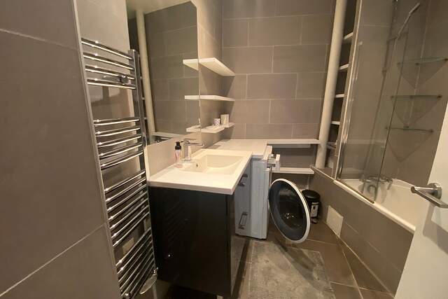 The bathroom