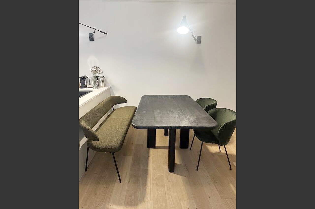 The dining room