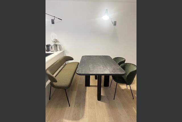 The dining room